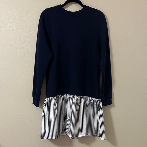 Addison Bay NWT Womens The Swing Dress Navy & White Sz Small Country Club Preppy - Picture 3 of 9